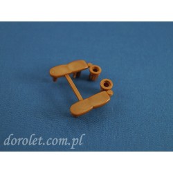 Endkappen für Aluminiumträger - Goldene Eiche
