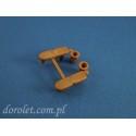 End caps for aluminium beam - golden oak