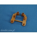 End caps for aluminium beam - golden oak