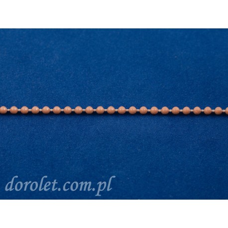 Łańcuszek kulkowy 3,2 mm -złoty dąb