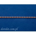 Łańcuszek kulkowy 3,2 mm -złoty dąb