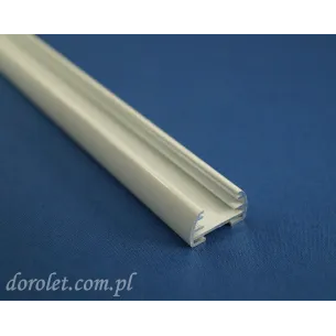 Profil aluminiowy do żaluzji plisowanych - biały