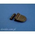 Pleat handle - bronze