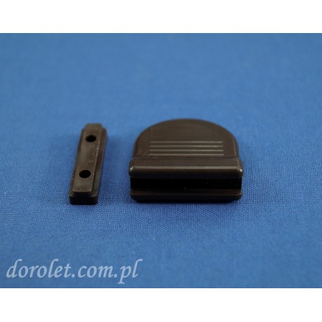 Pleat handle - bronze