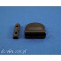 Pleat handle - bronze