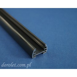Profil aluminiowy do plis - antracyt
