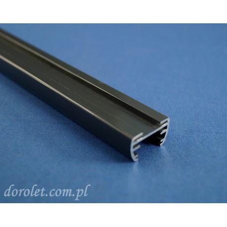 Profil aluminiowy do plis - antracyt