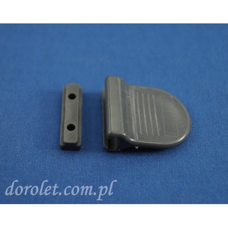 Uchwyt - rączka do plisy okiennej - antracyt