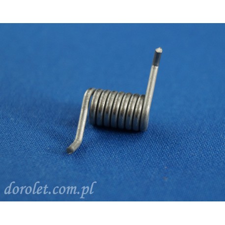 Spring for mosquito net hinge