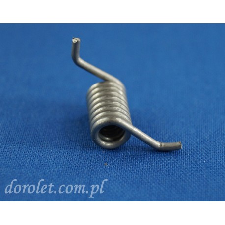 Spring for mosquito net hinge