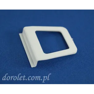 White Window Mosquito Net Handle 30x30mm | Durable PVC Pull