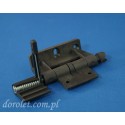Hinge with door closer - bronze