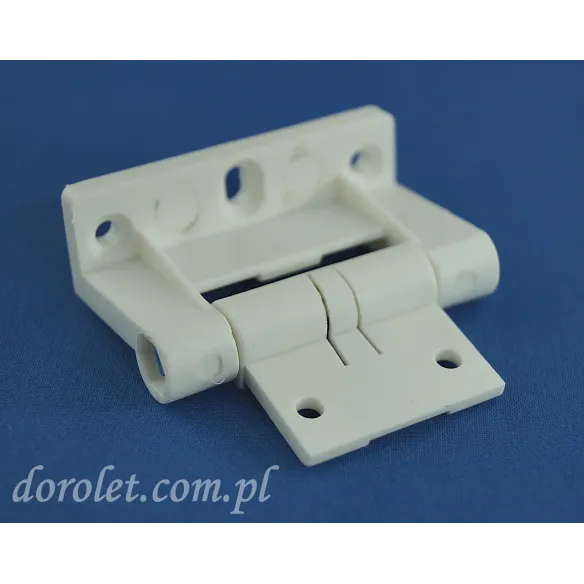 Zawias moskitiery drzwiowej - biały