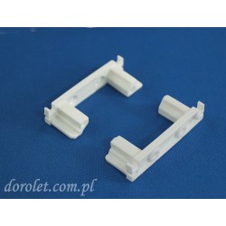 Cross profile connector - white