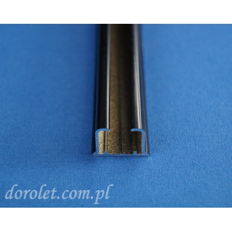 TS aluminium rail - black