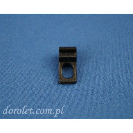 TS slider with eyelet - black