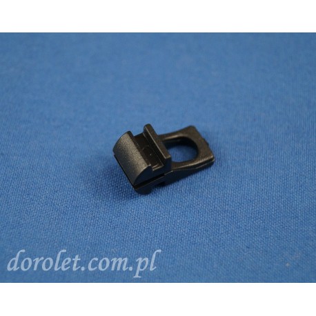 TS slider with eyelet - black