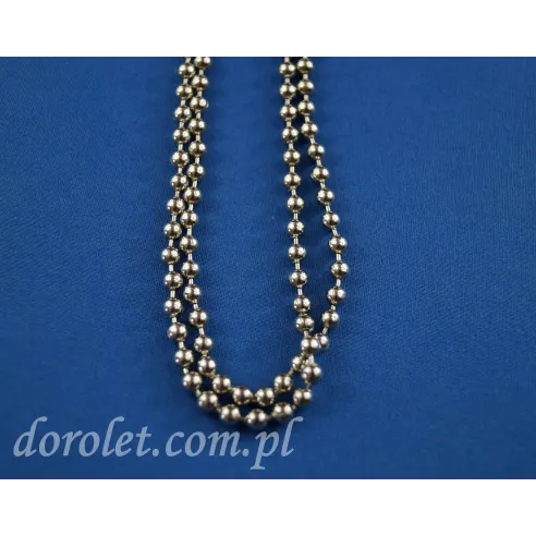 Pętla łańcuszka do rolet - metalowa srebrna