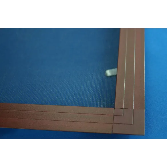 Aluminium-Rahmenprofil für Insektenschutz – Mahagoni