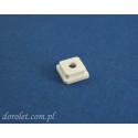 Pleat cord attachment - white