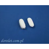 Łącznik do łańcuszka 4,5 mm dwuczęściowy - biały