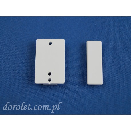 Mounting plate for pleats - white
