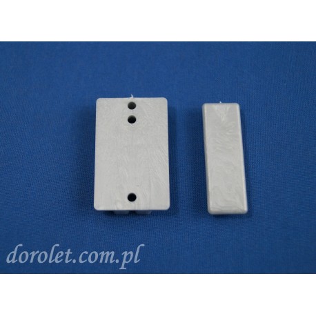 Pleat mounting plate - grey