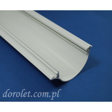 PVC Kassette für Besta II Mikro Rollos - Weiß