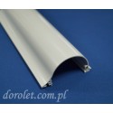 PVC Kassette für Besta II Mikro Rollos - Weiß