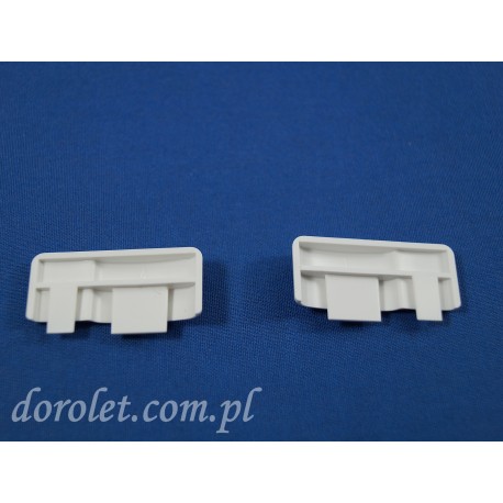 Flat guide caps - white