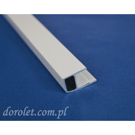 White Rounded Aluminum Guide Rail Besta – Custom Cut