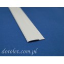 Flat Aluminum Guide Rail for Roller Blinds - white