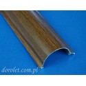 Besta aluminium cassette - walnut
