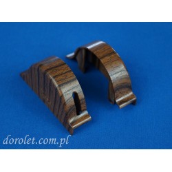 Zaślepki kasety rolety Besta - orzech