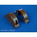 Besta cassette plugs - walnut