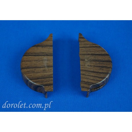 Besta cassette plugs - walnut