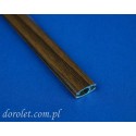 Aluminium weight beam - walnut