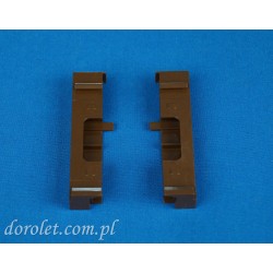 Narożnik przystawki nośnej rolety Besta - orzech