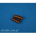 Roller blind chain connector 3.0-3.2 mm - walnut