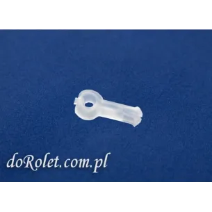 Sworzeń zaślepki, oczko do żyłki rolety - transparentny