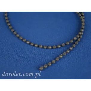 Łańcuszek kulkowy 4,5 mm do rolet - szary