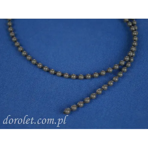 Kugelkette 4,5 mm für Rollos - grau