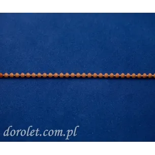 Łańcuszek kulkowy 4,5 mm - dąb