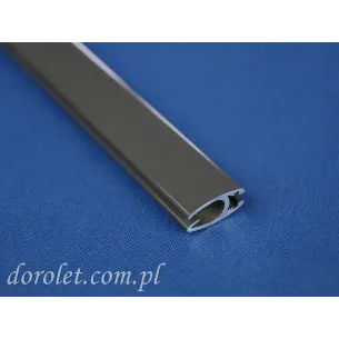 Belka obciążająca aluminiowa do rolet - szary