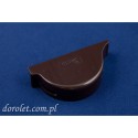 Besta II Mikro Roller Blind End Caps Brown | L+R Set