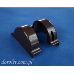 Besta II Micro Roller Blind Cassette End Caps – Brown