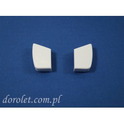 Zaślepki prowadnicy przestrzennej - biały