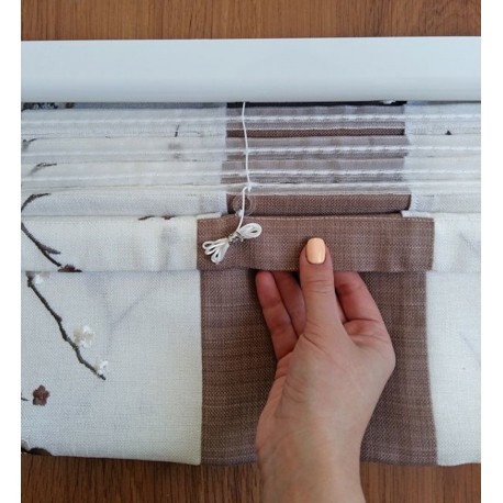 Taśma tunelowa do rolety rzymskiej