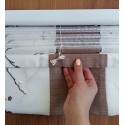 Tunnelband für Raffrollos 18mm | Meterware & 100m Rolle | Dorolet