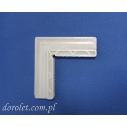Narożnik poliamidowy wewnętrzny do moskitiery drzwiowej